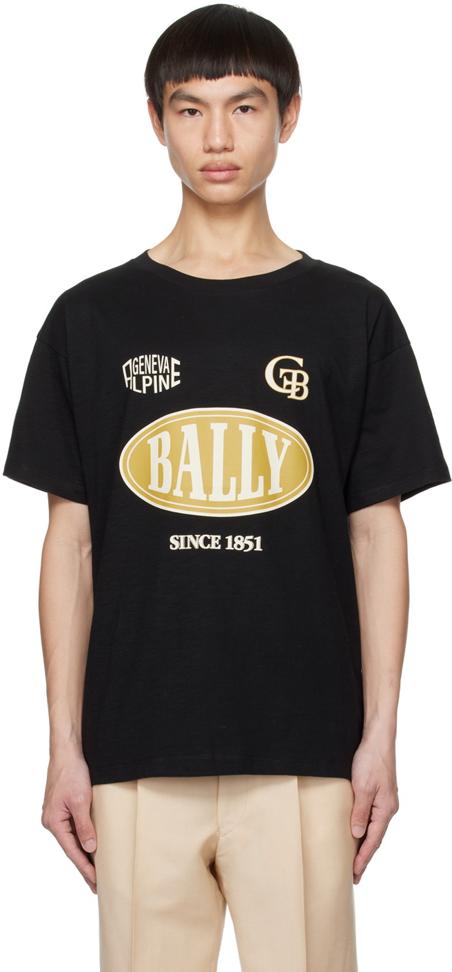 Bally Black Printed T-Shirt Bally