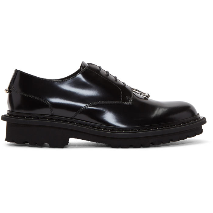 Photo: Neil Barrett Black Pierced Tuxedo Oxfords