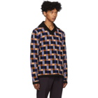 Joseph Black and Multicolor Check Sweater