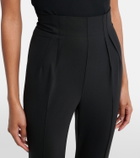Mugler Wool-blend stirrup leggings