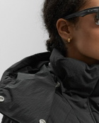 Ganni Tech Seersucker Puffer Coat Black Coats/Down & Puffer Jackets