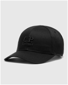 C.P. Company Gabardine   Baseball Cap Black - Mens - Caps