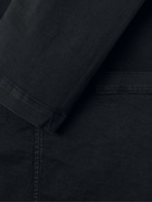 Mr P. - Garment-Dyed Cotton-Blend Twill Blazer - Black