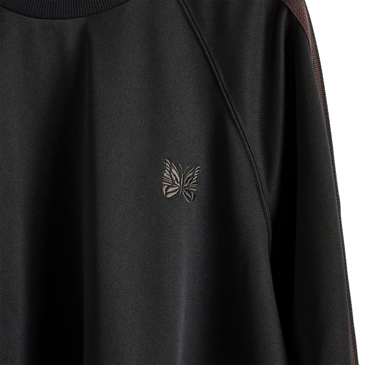 Needles Poly Smooth Sweatshirt in Black