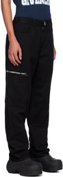 Givenchy Black Jacquard Cargo Pants