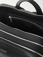 FERRAGAMO - Webbing-Trimmed Leather Backpack