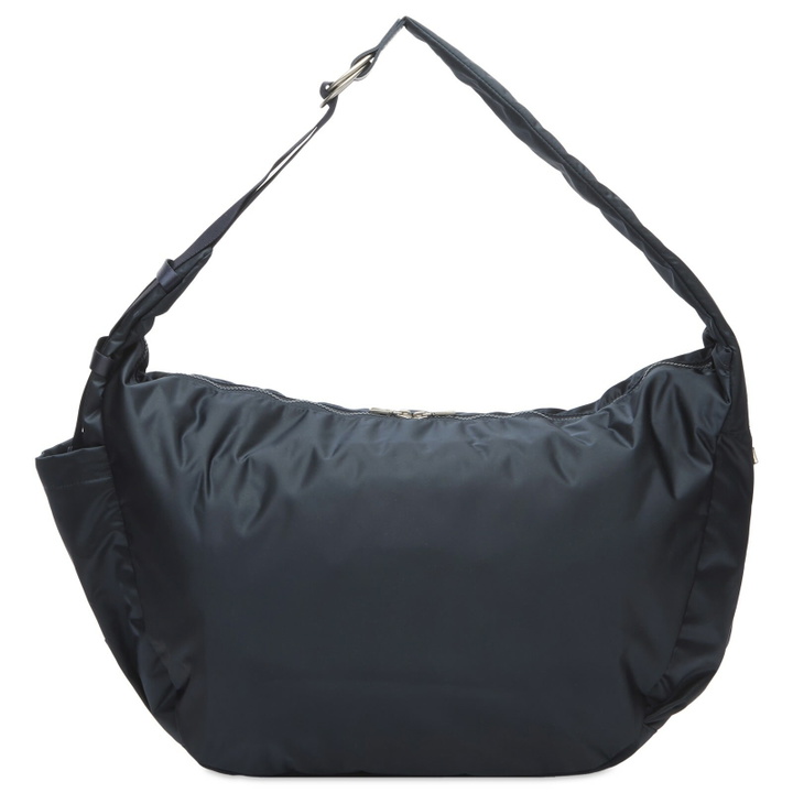 Photo: Master-Piece Ark Solid Shoulder Bag - Large in Navy 