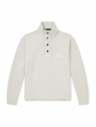 TOM FORD - Cotton, Silk and Cashmere-Blend Sweatshirt - Gray
