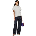 Jil Sander Gray Cotton Crew-Neck T-shirt
