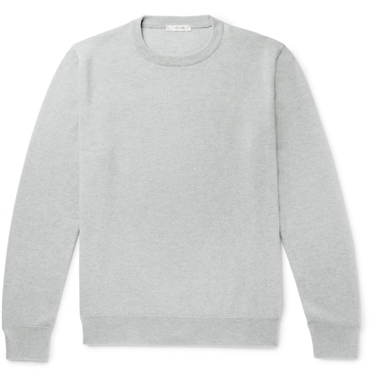 Photo: The Row - Benji Slim-Fit Cashmere Sweater - Gray