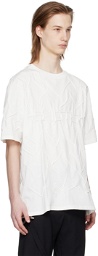 HELIOT EMIL White Quadratic T-Shirt