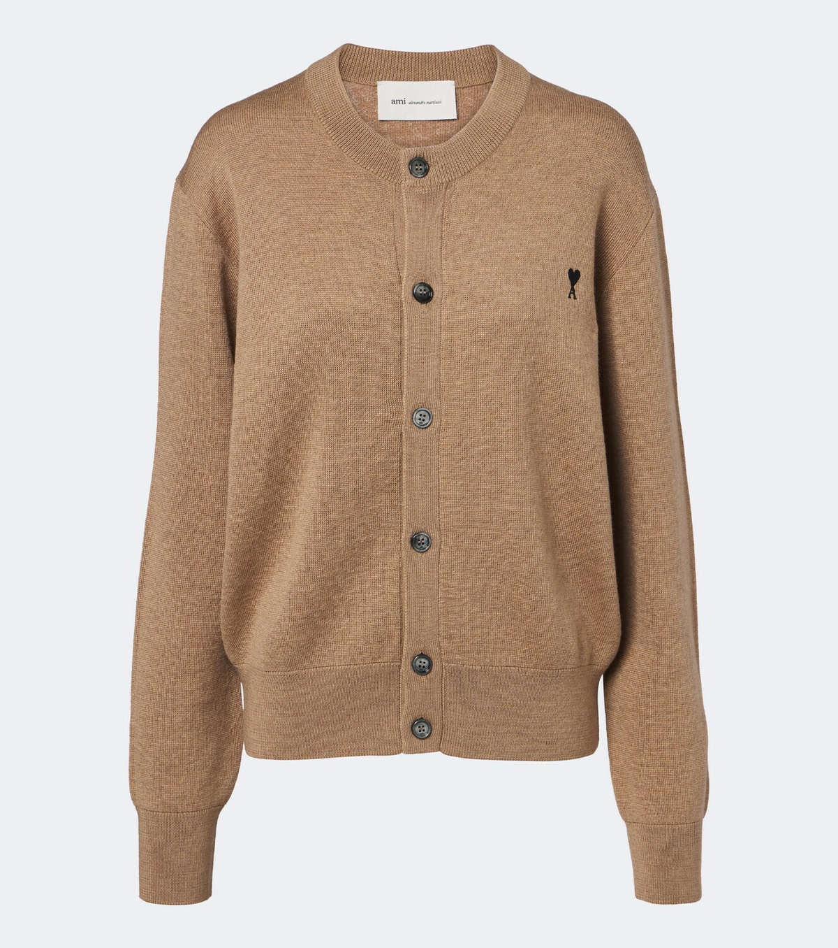 Ami Paris Ami de Cœur wool cardigan