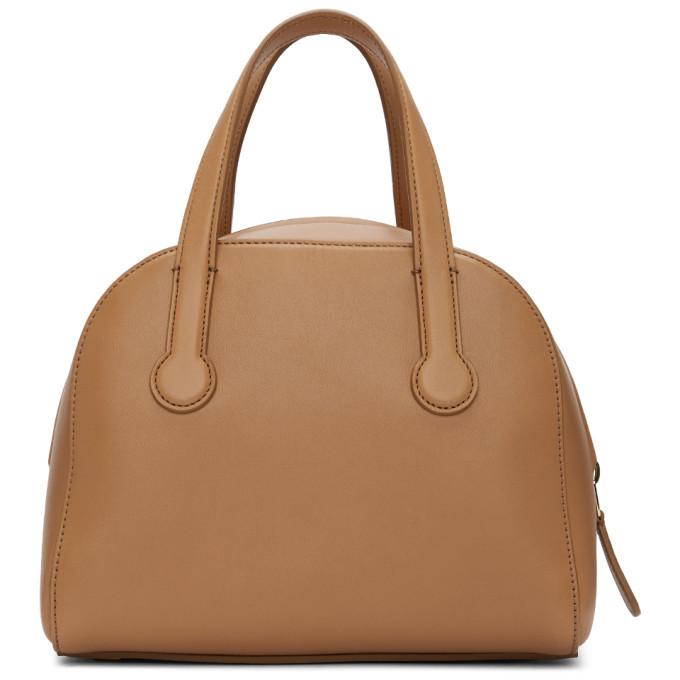 The Row Tan Sporty Bowler Bag The Row