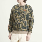 Malbon Men's Range Tour Divot Camo Sweatshirt in Bark Camo