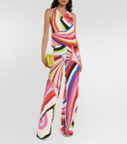 Pucci Printed cowl neck camisole