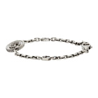 Gucci Silver GG Marmont Chain Bracelet