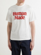 Human Made - Logo-Print Cotton-Jersey T-Shirt - White