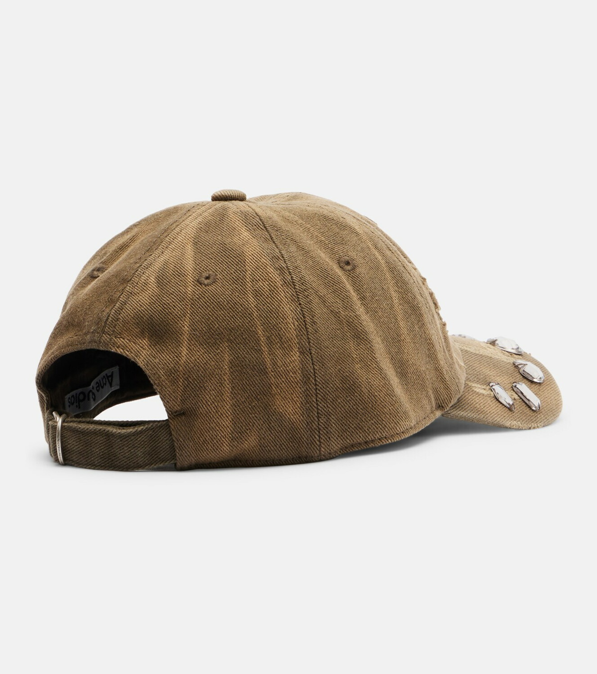 Acne Studios Embellished cotton canvas baseball cap