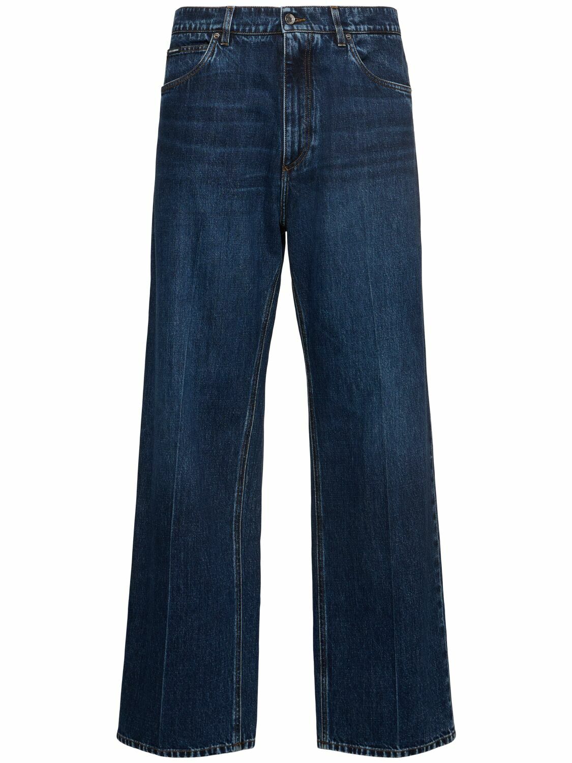 DOLCE & GABBANA Five Pocket Wide Leg Denim Jeans Dolce & Gabbana