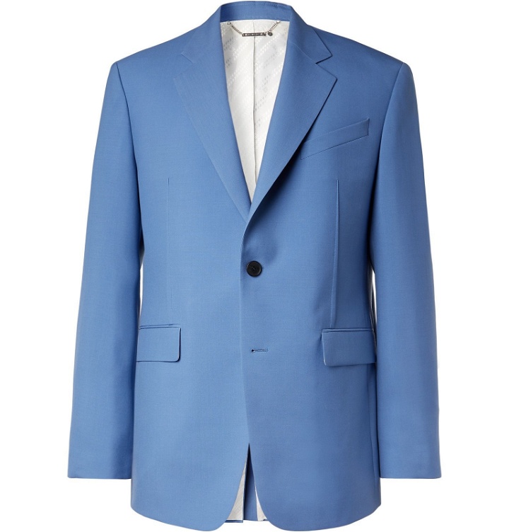 Photo: Givenchy - Oversized Wool Suit Jacket - Blue