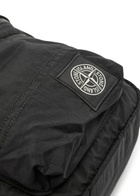 Stone Island Logo-appliquéd Nylon Pouch bag - Black - One Size