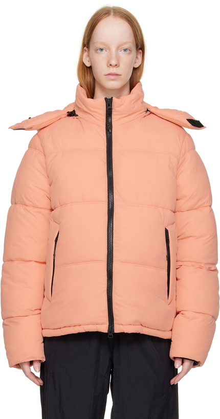 Photo: The Very Warm Pink Hooded Puffer Jacket