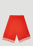 Acne Studios - Logo Patch Scarf in Red