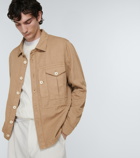 Brunello Cucinelli Linen and cotton shirt jacket