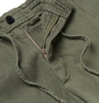 NN07 - Domenico Tapered Twill Drawstring Trousers - Army green