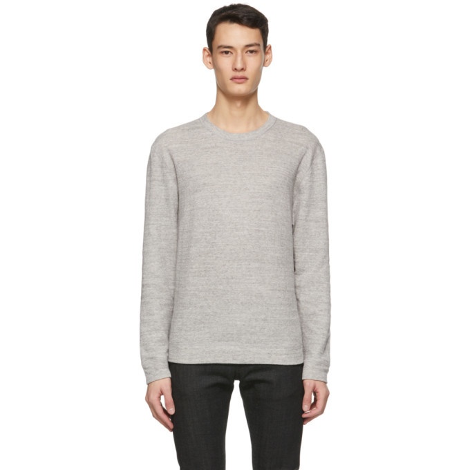 Photo: Naked and Famous Denim Grey Slim Vintage Sweater