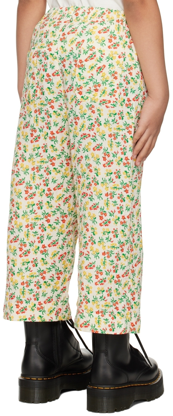 The Animals Observatory Kids White Emu Pants