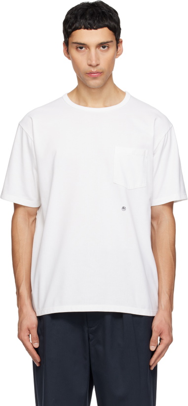 Photo: nanamica White COOLMAX Jersey Pocket T-shirt