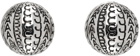 Marc Jacobs Silver 'The Monogram Ball Chain Stud' Earrings