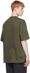 Comme des Garçons Homme Khaki Cotton T-Shirt