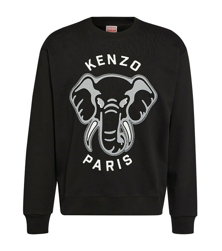 Photo: Kenzo Embroidered cotton sweatshirt