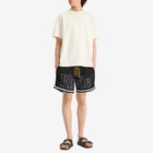 Rhude Men's Basketball Swim Shorts in Black