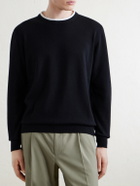 Lardini - Wool and Cashmere-Blend Sweater - Black