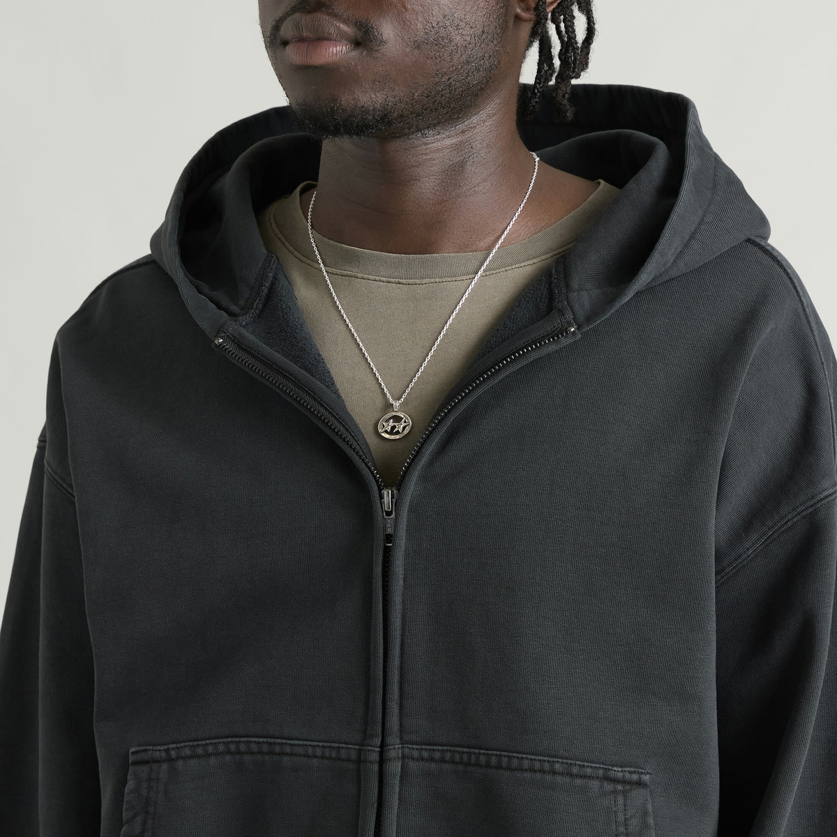 TwoJeys Superstar Necklace in Silver