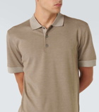 Zegna Cotton-blend polo shirt
