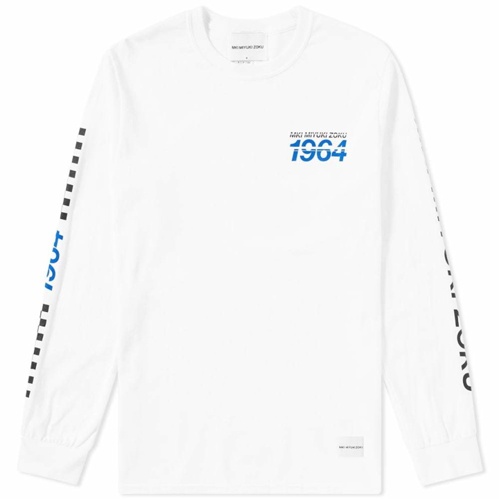 Photo: MKI Long Sleeve Racing Tee White