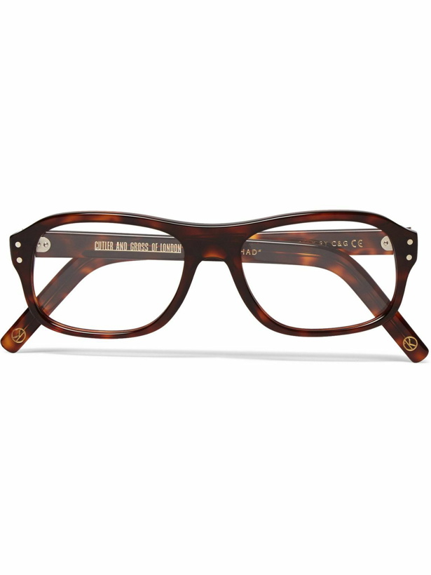 Photo: Kingsman - Cutler and Gross Square-Frame Tortoiseshell Acetate Optical Glasses