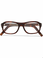 Kingsman - Cutler and Gross Square-Frame Tortoiseshell Acetate Optical Glasses