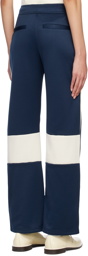 Wales Bonner Navy Kola Lounge Pants