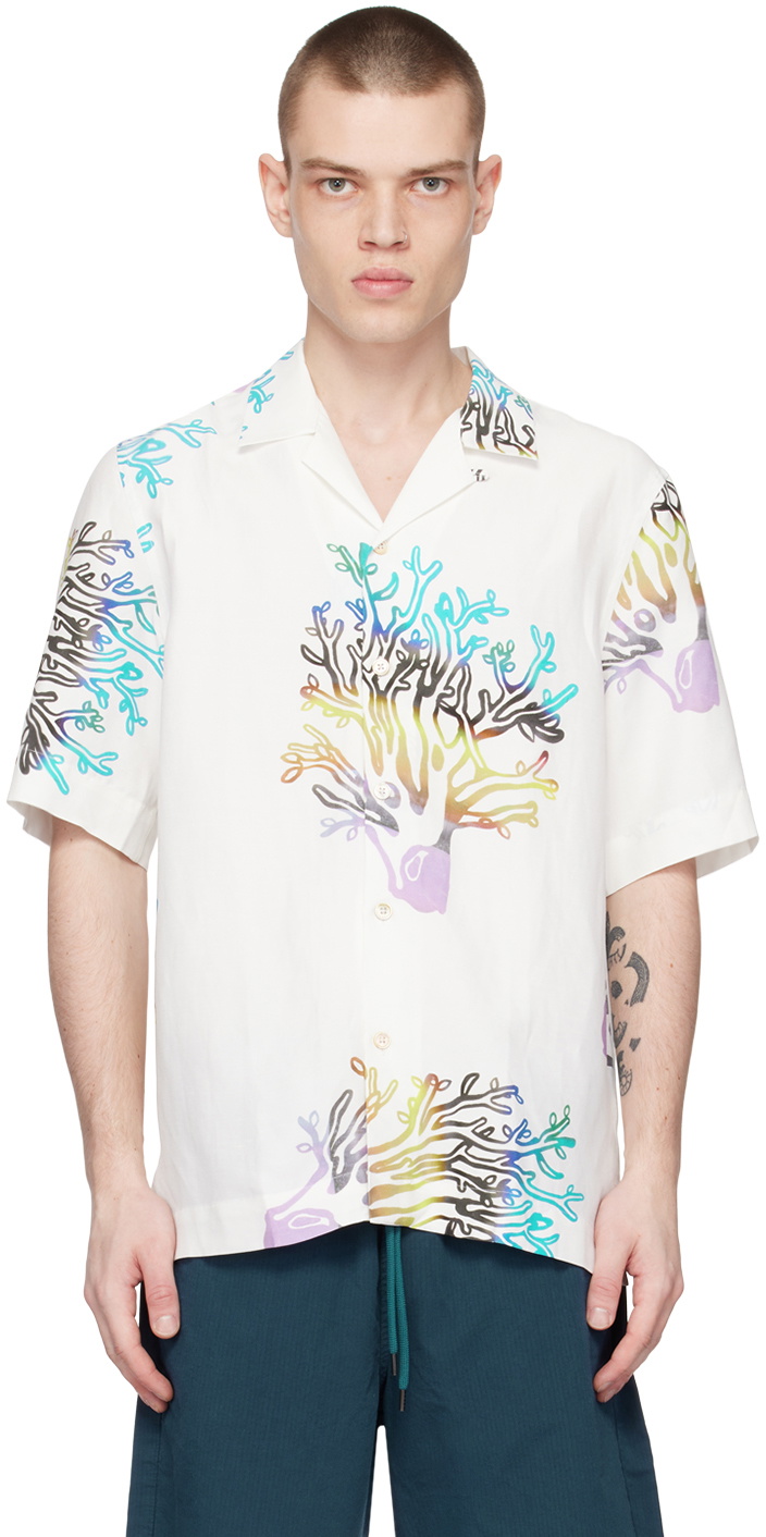 Paul Smith White Printed Shirt Paul Smith