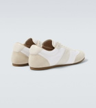 Lemaire Soft suede-trimmed sneakers