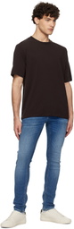 Nudie Jeans Blue Tight Terry Jeans
