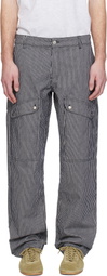 Gimaguas Blue & White Brixton Trousers