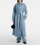 Agolde Denim wrap coat