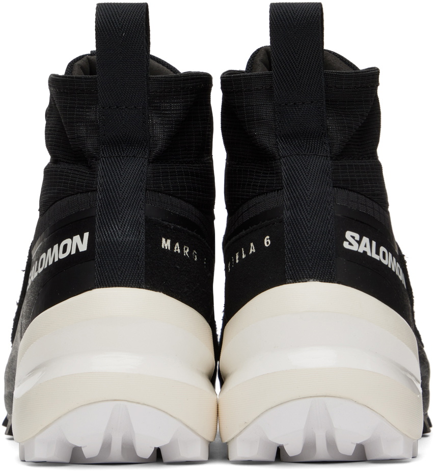 MM6 Maison Margiela Black Salomon Edition Cross High Sneakers MM6