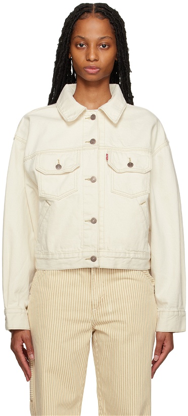 Photo: Levi's Off-White Baby Denim Jacket
